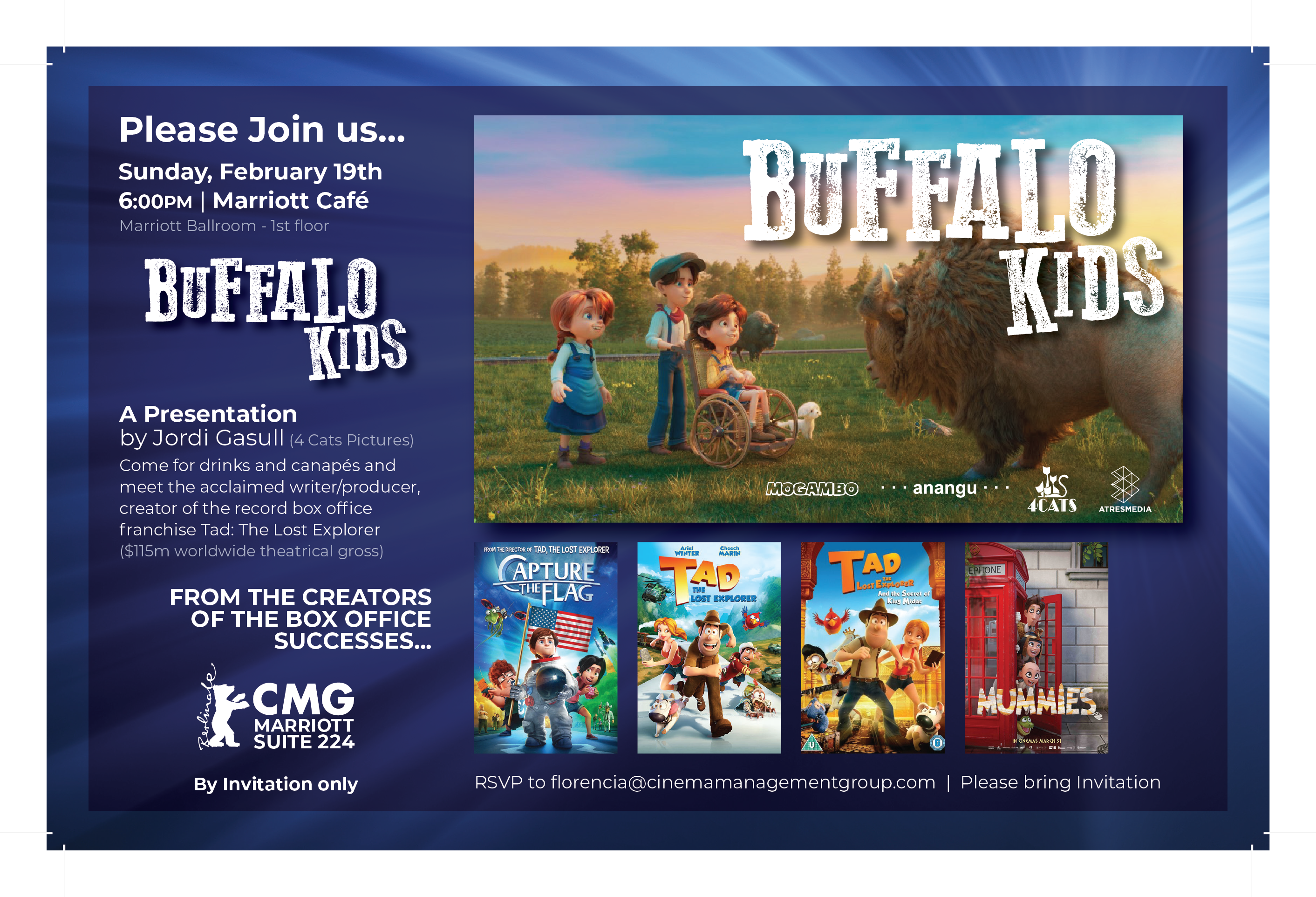 CMG Invitaion for film screening