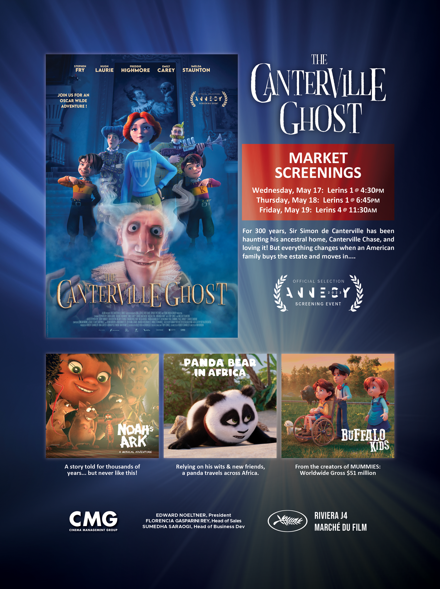 Cinema Management Group Magazine Ad for Cannes